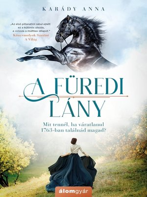 cover image of A füredi lány